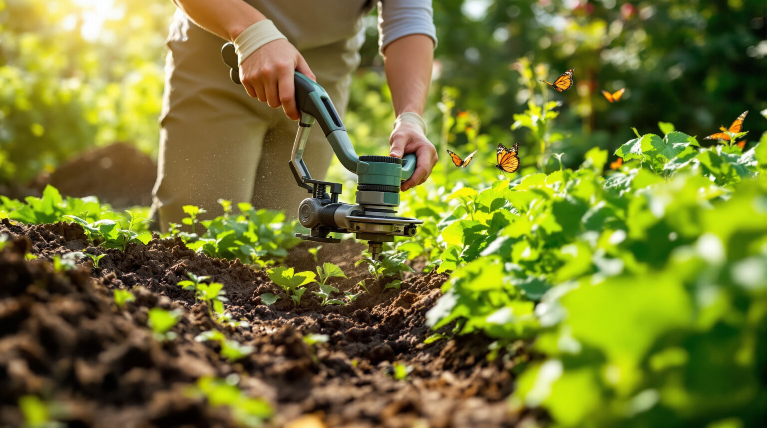 Grelinette rotative brise motte : Découvrez l’outil indispensable pour un jardinage facile et efficace !
